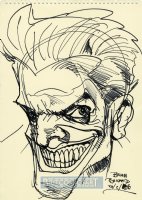 Joker sketch by Brian Bolland Large Comic Art