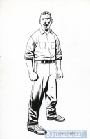 Robert E Howard  by Kevin Nowlan Comic Art