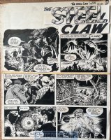 Steel Claw title page by Jesus Blasco - Valiant 1965  Page 1 Comic Art