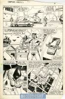 Captain America 303 pg 7 by Paul Neary  BATROC Issue 303 Page 7 Comic Art